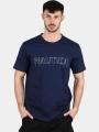 Nautica Cook T-Shirt férfi rövid ujjú póló sötétkék színben 1