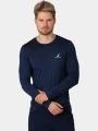 Nautica Lionel Long Sleeve T-Shirt férfi hosszú ujjú póló sötétkék színben 1