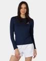 Nautica Lisa Long Sleeve T-Shirt női hosszú ujjú póló sötétkék színben 1