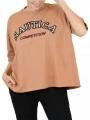 Nautica Elm Oversized T-Shirt női oversize póló barna színben 1