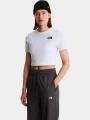 The North Face W Essential Cropped Slim Short Sleeve Te női crop top fehér színben 1