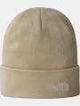 The North Face Norm Beanie sapka homok színben 1