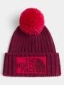 The North Face Heritage Ski Tuke bojtos sapka bordó színben 1