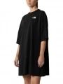 The North Face W S/S Essential Tee Dress női pólóruha fekete színben 1