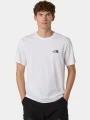 The North Face M Ss Simple Dome Tee férfi rövid ujjú póló fehér színben 1