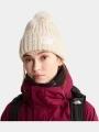 The North Face Cozy Chunky Cabin Beanie bojtos sapka homok színben 1