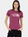 The North Face W S/S Easy Tee női rövid ujjú póló magenta színben 1