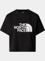 The North Face W S/S Easy Relaxed Cropped Tee női crop top fekete színben 1