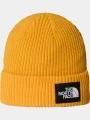 The North Face Salty Lined Beanie kötött sapka sárga színben 1