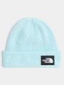 The North Face Salty Lined Beanie kötött sapka világoskék színben 1