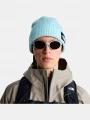 The North Face Salty Lined Beanie kötött sapka világoskék színben 1