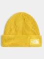 The North Face Salty Lined Beanie kötött sapka sárga színben 1