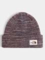 The North Face Salty Bae Lined Beanie kötött sapka lila színben 1