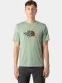 The North Face M Mountain Foundation Ss Tee-Graphic férfi rövid ujjú póló zöld színben 1