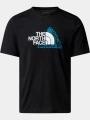 The North Face M Mountain Foundation Ss Tee-Graphic férfi rövid ujjú póló fekete színben 1