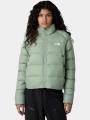 The North Face W Hyalite Down Jkt női átmeneti kabát zöld színben 1