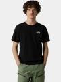 The North Face M Vertical Logo Ss Tee férfi rövid ujjú póló fekete színben 1