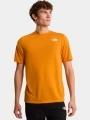 The North Face M Bitmap Logo Short Sleeves Tee-Graphic férfi rövid ujjú sport póló narancssárga színben 1