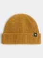 The North Face Tnf Fisherman Beanie kötött sapka sárga színben 1