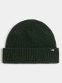 The North Face Tnf Fisherman Beanie kötött sapka sötétzöld színben 1