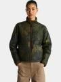 The North Face W Lhotse Lt Insulated Jacket -Print női steppelt átmeneti kabát sötétzöld színben 1