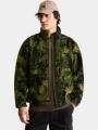 The North Face M Extreme Pile 2 Fz Jacket -Print férfi polár pulóver sötétzöld színben 1