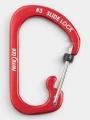 Niteize SlideLock® Carabiner Aluminum #3 karabiner piros színben 1