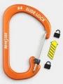 Niteize SlideLock® Carabiner Aluminum #4 karabiner narancssárga színben 1