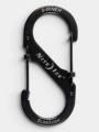 Niteize S-Biner® SlideLock® Stainless Steel #4 karabiner fekete színben 1