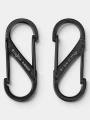 Niteize S-Biner® Stainless Steel Dual Carabiner #1 - 2 Pack karabiner fekete színben 1
