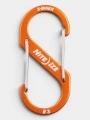 Niteize S-Biner® Aluminum Dual Carabiner #3 karabiner narancssárga színben 1
