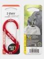 Niteize S-Biner® Aluminum Dual Carabiner #4 karabiner piros színben 1