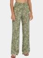 O'Neill Johnny Smocked Waist Pants női hosszú nadrág zöld színben 1