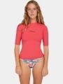 O'Neill Essentials Skin S/SLV női rövid ujjú lycra rózsaszín színben 1