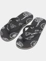 O'Neill Profile Graphic Sandals férfi flip flop papucs fekete színben 1