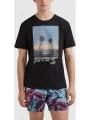 O'Neill Loren T-Shirt férfi rövid ujjú póló fekete színben 1