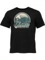 O'Neill Wave T-shirt férfi rövid ujjú póló fekete színben 1