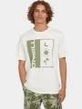 O'Neill O'Neill Front Print T-Shirt férfi rövid ujjú póló fehér színben 1
