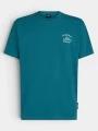 O'Neill O'Neill Beach Chest Print T-Shirt férfi rövid ujjú póló zöld színben 1