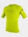 O'Neill Basic Skins S/S Rash Guard férfi rövid ujjú lycra zöld színben 1