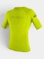 O'Neill Basic Skins S/S Rash Guard férfi rövid ujjú lycra zöld színben 1
