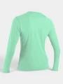 O'Neill Wms Basic Skins L/S Sun Shirt női hosszú ujjú lycra világoszöld színben 1