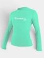 O'Neill Wms Basic Skins L/S Sun Shirt női hosszú ujjú lycra világoszöld színben 1