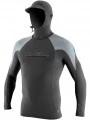 O'Neill Premium Skins O'Zone L/S Rash Guard w/Hood férfi hosszú ujjú lycra szürke színben 1
