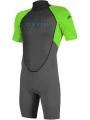 O'Neill REACTOR-2 2MM BACK ZIP S/S SPRING férfi rövid ujjú neoprén ruha fekete színben 1