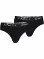 O'Neill Women brazilian O'Neill plain 2-pack női alsónadrág fekete színben 1