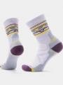 Smartwool Women's Hike Light Cushion Zig Zag Valley Mid Crew Socks női túrazokni lila színben 1