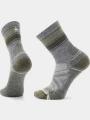 Smartwool Hike Light Cushion Striped Mid Crew Socks túrazokni oliva színben 1