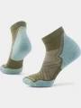 Smartwool Women's Run Targeted Cushion Ankle Socks női sportzokni oliva színben 1