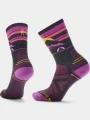 Smartwool Women's Hike Light Cushion Mountain Moon Crew Socks női túrazokni magenta színben 1